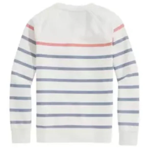 Vineyard Vines White and Blue Striped Kids Sweater - Picture 2 of 5